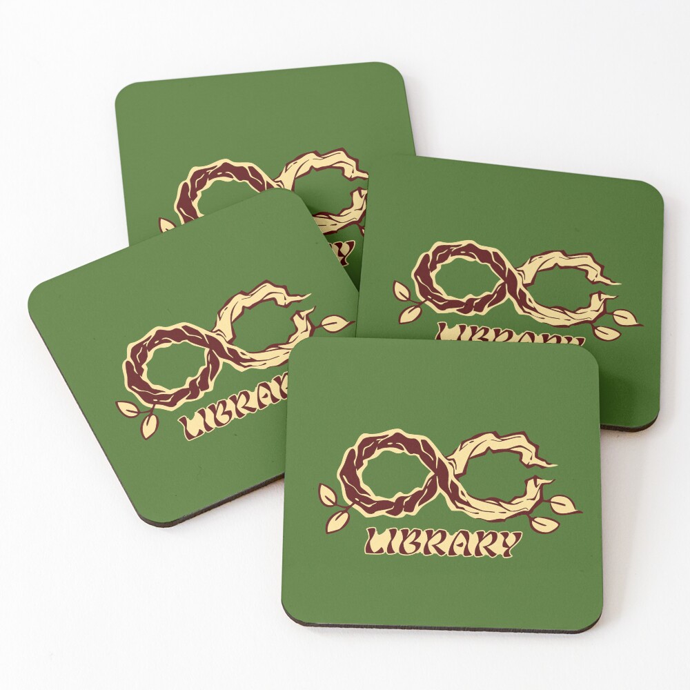 Item preview, Coasters (Set of 4) designed and sold by ACLibrary.