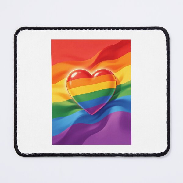 Item preview, LGBTQ love heart designed and sold by carlsmart1.