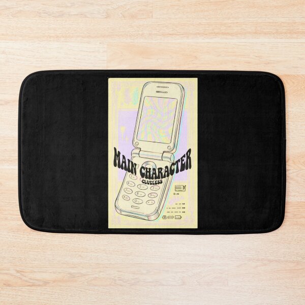 Item preview, Main Character Energy: 90s Retro Flip Phone Minimalist Sketch designed and sold by FitEnvy.