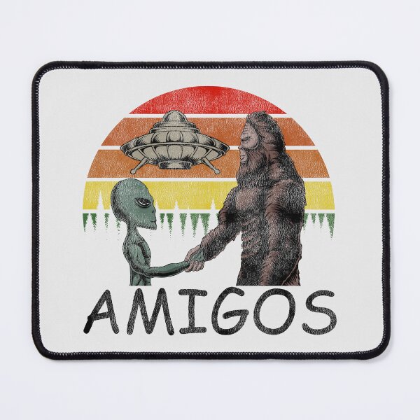 Item preview, Vintage Alien and big foot friendship alliance. Amigos! designed and sold by paulo silveira.