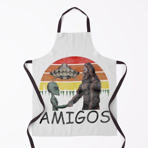 Item preview, Vintage Alien and big foot friendship alliance. Amigos! designed and sold by paulo silveira.