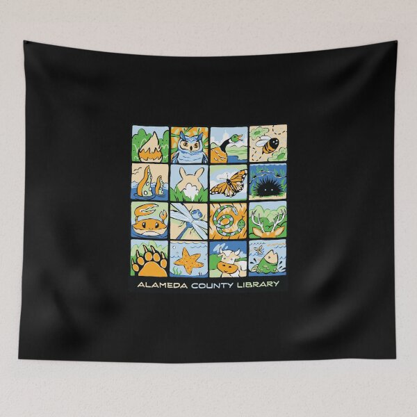 Item preview, AC Library - Creatures designed and sold by Alameda County Library Foundation's Swag Shop.