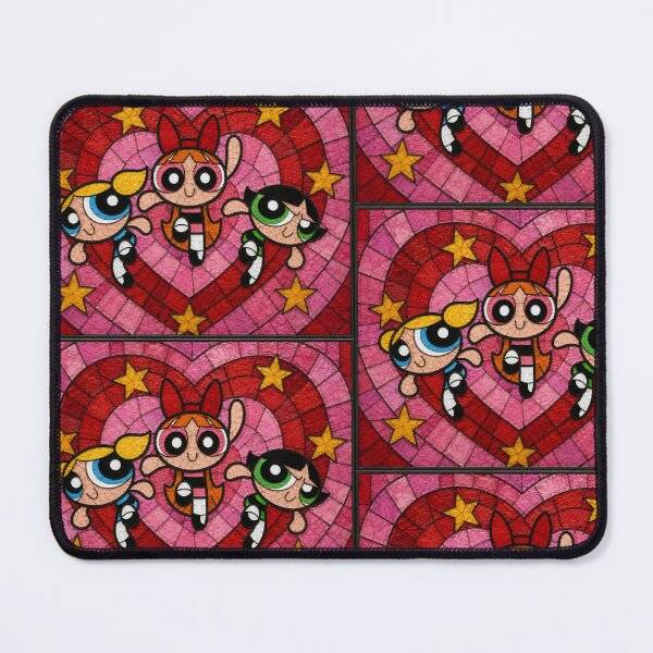 Item preview, powerpuff girls stained glass designed and sold by Half Brain Labs.
