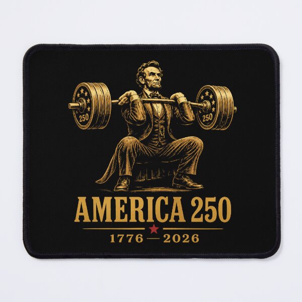 Item preview, Funny America 250, Abraham Lincoln Gym Weightlifting designed and sold by sparkfavs.