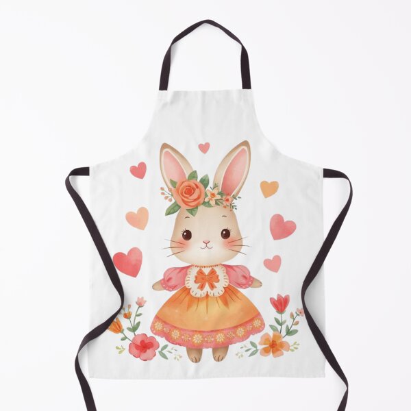 Item preview, Peach Bunny Kawaii Sticker designed and sold by Stylestickers55.