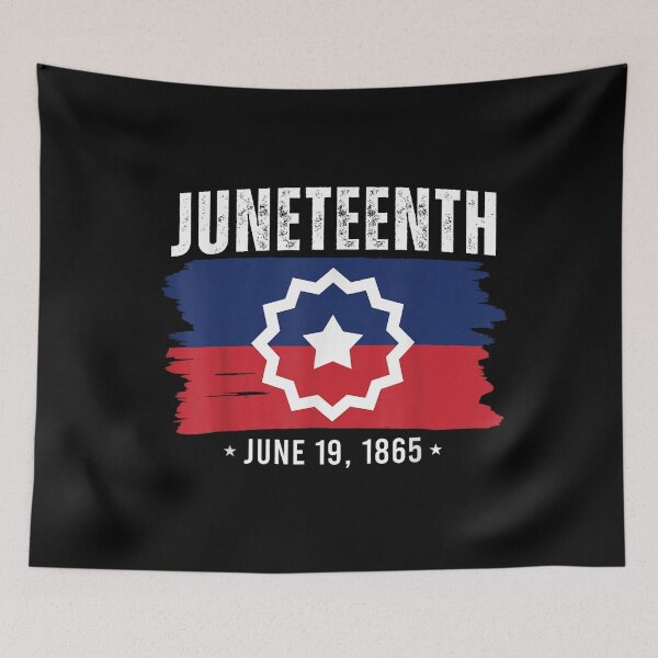 Item preview, Red White Blue Juneteenth 1865 Meaning Black History Freedom designed and sold by studiopekepeke.