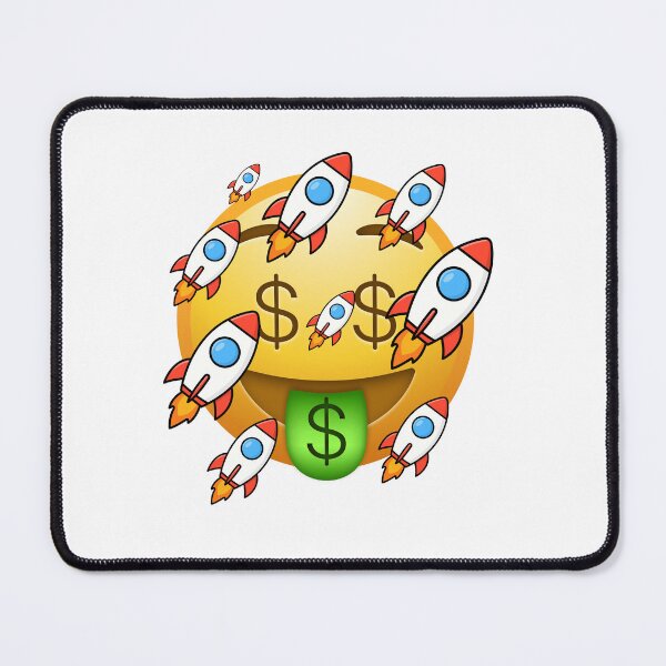 Item preview, Money To The Moon — Funny Crypto Trader Gift — Day Trading Humor Mug Shirt Sticker designed and sold by Bullrunprints.