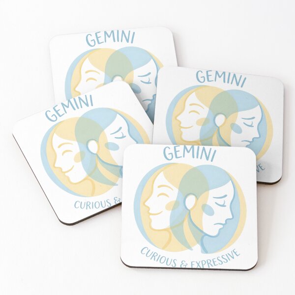Item preview, Gemini Zodiac Sign | Curious & Expressive Twins Astrology Design | Air Sign Daily Horoscope Gift designed and sold by Bhaskar Digital Art.