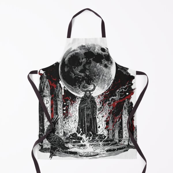 Item preview, Dark Moon Ritual Occult Fantasy Gothic Raven Artwork designed and sold by Vvmd.