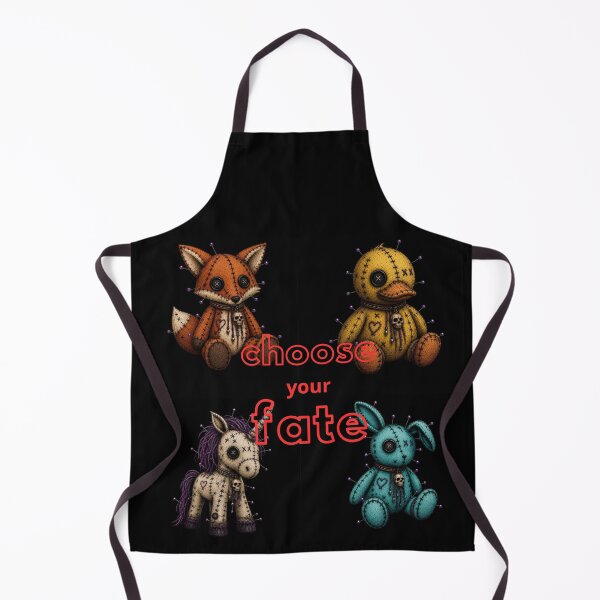 Item preview, choose your fate - creepy voodoo dolls gothic horror art designed and sold by CaylaTay.
