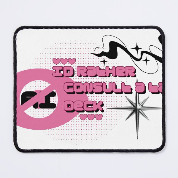 Item preview, Anti AI Consult a Tarot Deck designed and sold by ThistleAndFang.