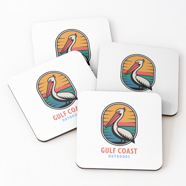 Item preview, Retro Gulf Coast Pelican Coastal Bird Design designed and sold by AntiqueImages.