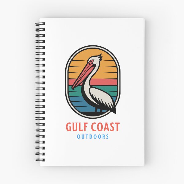 Item preview, Retro Gulf Coast Pelican Coastal Bird Design designed and sold by AntiqueImages.