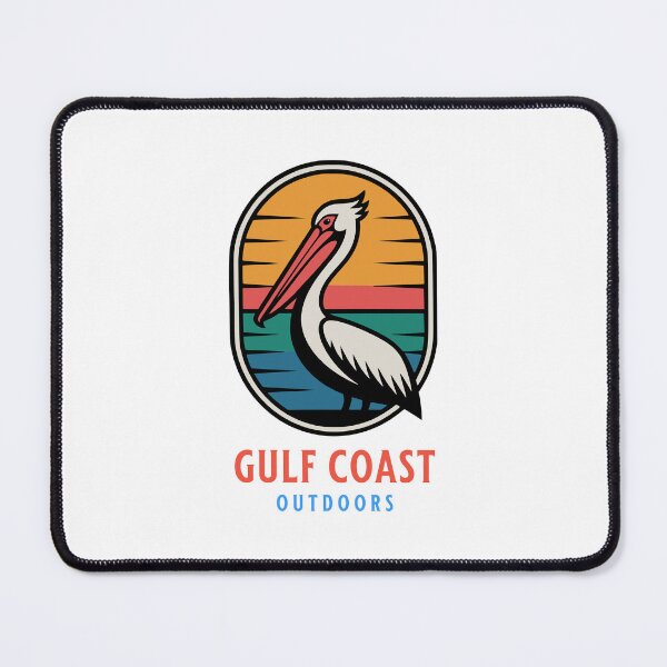 Item preview, Retro Gulf Coast Pelican Coastal Bird Design designed and sold by AntiqueImages.