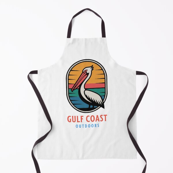 Item preview, Retro Gulf Coast Pelican Coastal Bird Design designed and sold by AntiqueImages.