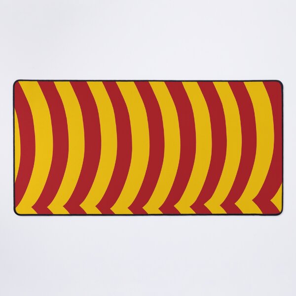 Item preview, Iconic Spanish Wavy Stripes in Red and Yellow designed and sold by Deutschic.