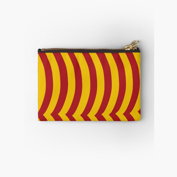 Item preview, Iconic Spanish Wavy Stripes in Red and Yellow designed and sold by Deutschic.