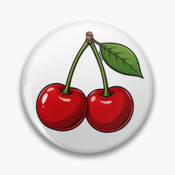 Item preview, Cute Cartoon Cherries | Kawaii Fruit Anime Style designed and sold by Mysthor-Designs.