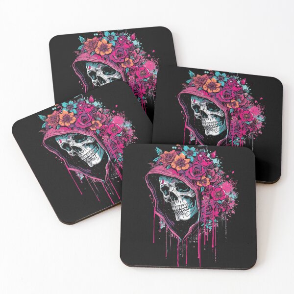 Item preview, Death and flowers designed and sold by uunaa.