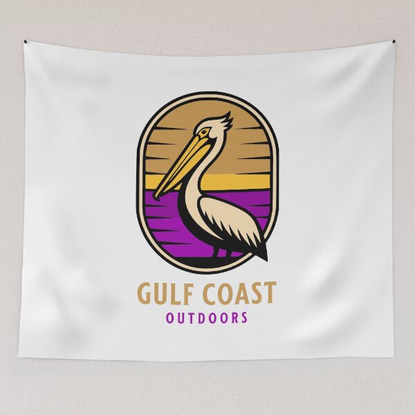 Item preview, Gulf Coast Outdoors Pelican Bird Design designed and sold by AntiqueImages.