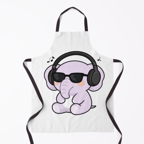 Item preview, Coolest Music Lover Elephant - Kawaii Aesthetic designed and sold by Opie-Adn.
