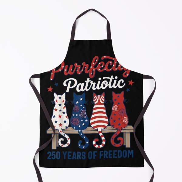 Item preview, 4th Of July Cat Lovers Purrfectly Patriotic 250 Years 250th designed and sold by studiopekepeke.