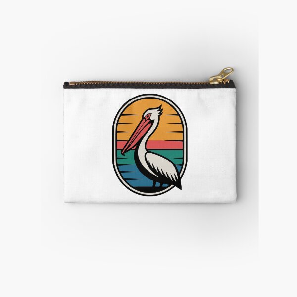 Item preview, Retro Pelican Sunset Coastal Birdwatcher designed and sold by AntiqueImages.
