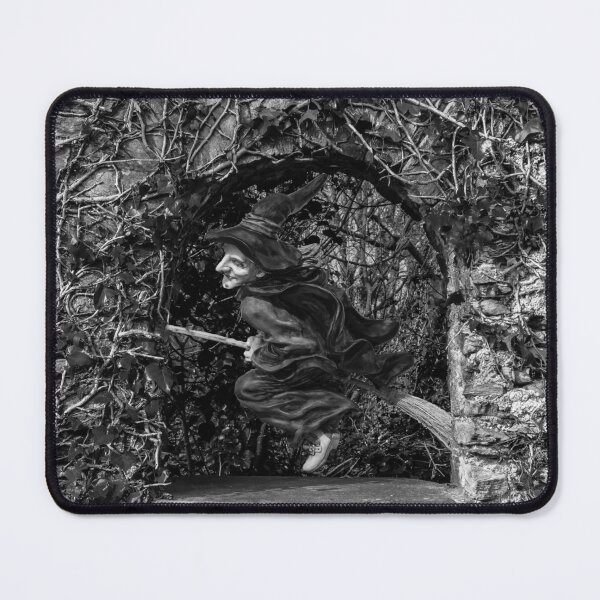 Item preview, Witch flying through Penrhos Woods. designed and sold by Raymond Kerr.
