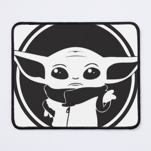 Item preview, Baby Yoda black and white designed and sold by Raulovski.
