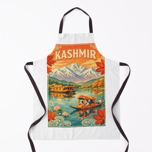 Item preview, Vintage Kashmir Travel Art - Traditional Shikara Boat designed and sold by sohail_arts.