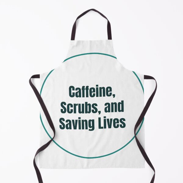 Item preview, Caffeine, Scrubs, and Saving Lives - Nurse T-Shirt designed and sold by QuirkThreadsCo.