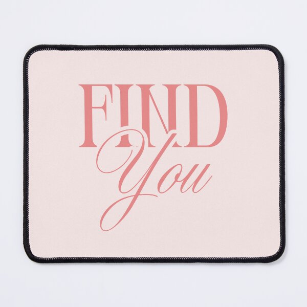 Item preview, Find You Pastel Pink Typography Design for Self Discovery and Growth designed and sold by KleanGirlAesthetics.