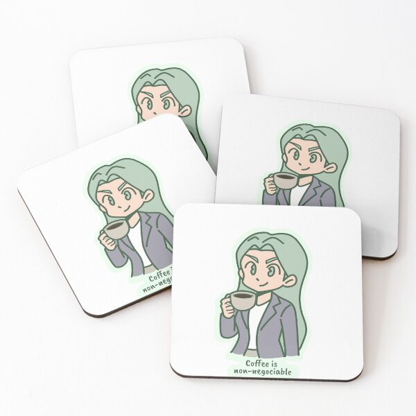 Item preview, Chibi illustration of INTP and his sacred coffee designed and sold by GingaPop.