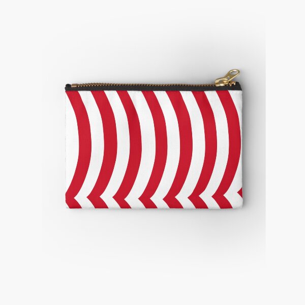 Item preview, Iconic English Wavy Stripes in Red and White designed and sold by Deutschic.