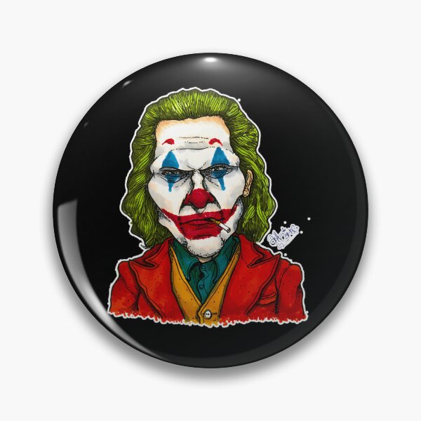 Item preview, Arthur Fleck Joker Green Hair Clown Caricature designed and sold by MAH NOOR ILYAS.