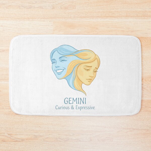 Item preview, Gemini Zodiac Sign | Curious & Expressive Twin Faces Daily Horoscope Design | Astrology Gift for Gemini designed and sold by Bhaskar Digital Art.