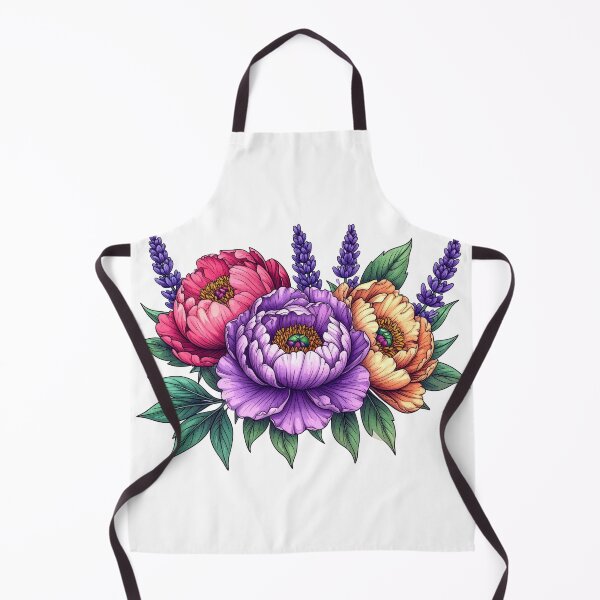 Item preview, Peony and Lavender Bouquet Design designed and sold by BetweenForms.