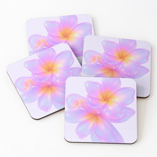 Item preview, Pink Opalescent Plumeria designed and sold by Zestfull Artwork.