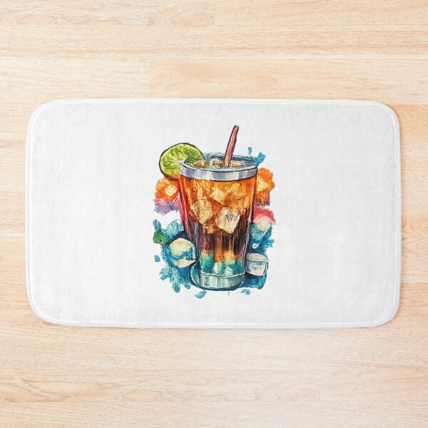 Item preview, Summer drink with lime- summer vibes design designed and sold by RahRahsCreation.