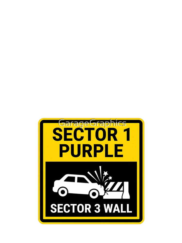 Thumbnail 4 of 4, iPhone Case, Sector 3 Wall - Sim Racing Humor designed and sold by GarageGraphics.