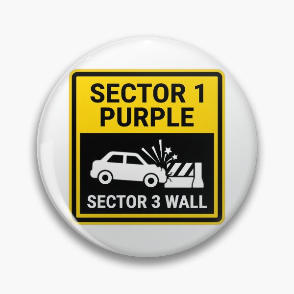 Item preview, Sector 3 Wall - Sim Racing Humor designed and sold by GarageGraphics.
