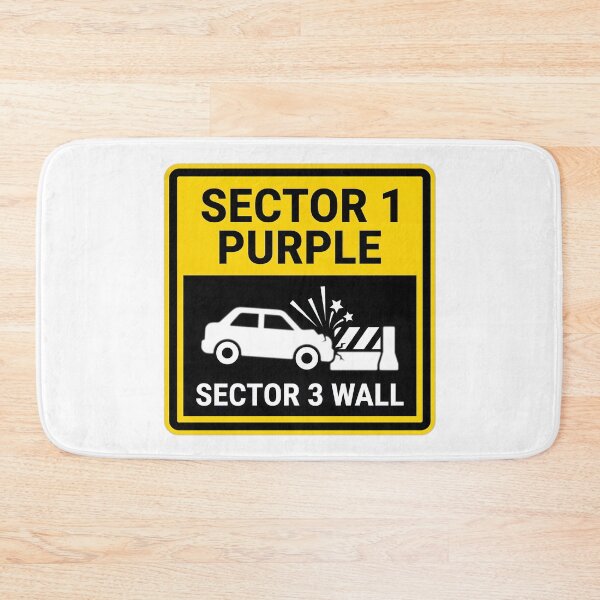 Item preview, Sector 3 Wall - Sim Racing Humor designed and sold by GarageGraphics.