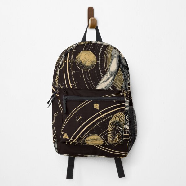 Item preview, Celestial Horned Oracle Sacred Geometry Occult Astrology Design designed and sold by Vvmd.