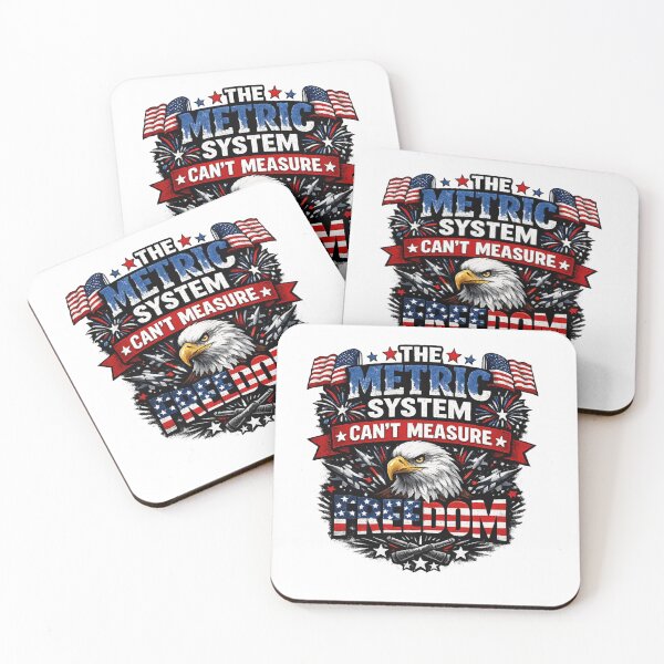 Item preview, The Metric System Can't Measure Freedom Funny 4th of July designed and sold by Zbixu.