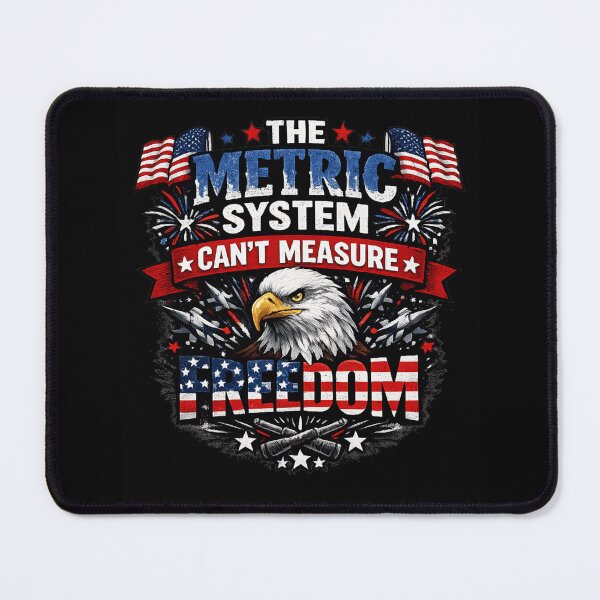 Item preview, The Metric System Can't Measure Freedom Funny 4th of July designed and sold by Zbixu.