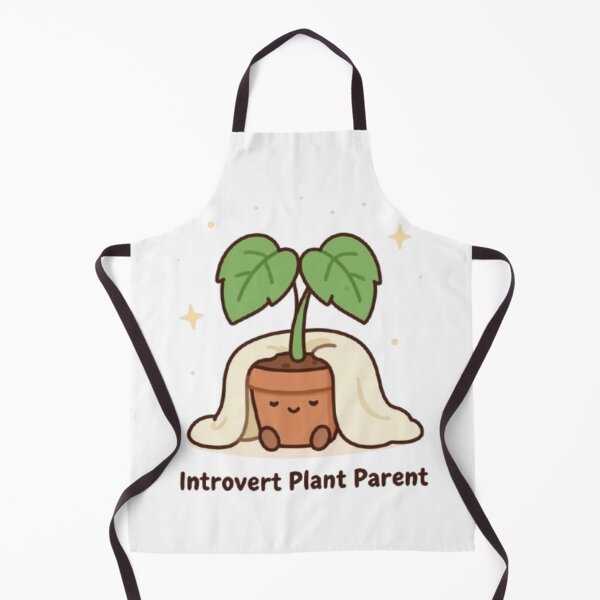 Item preview, Funny “Introvert Plant Parent” Cute Houseplant Character Design designed and sold by RandomWalker.