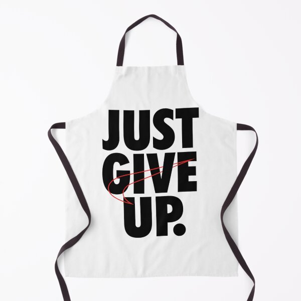 Item preview, Just Give Up Sarcastic Parody Typography designed and sold by MAH NOOR ILYAS.