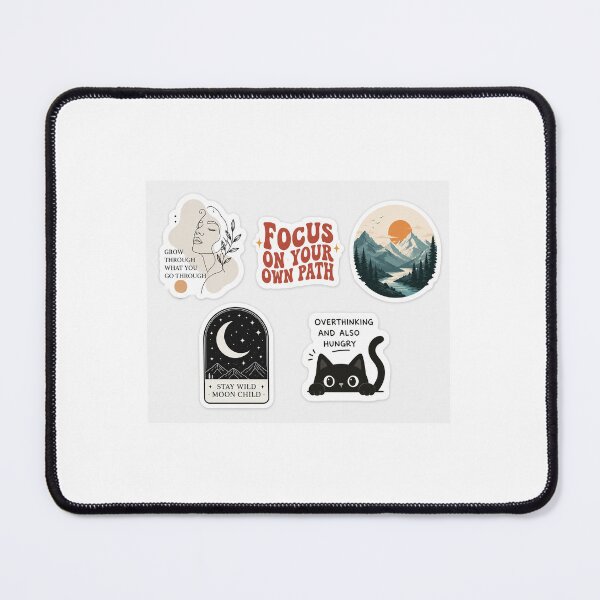 Item preview, Modern Aesthetic Sticker Pack | Motivational, Nature & Cute Cat Bundle designed and sold by FAZ-DESIGNS.