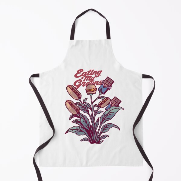 Item preview, Eating My Greens Funny Junk Food Fast Food Lover designed and sold by SamCollinsArt.