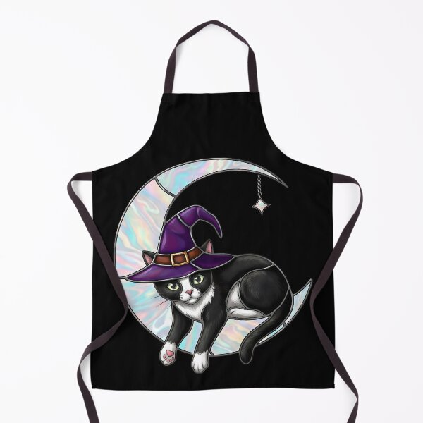Item preview, Moonlit Witch Cat – Stained Glass Fantasy designed and sold by Italkam.